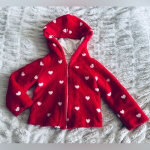 Tahari Red Fur Heart Jacket ❤️